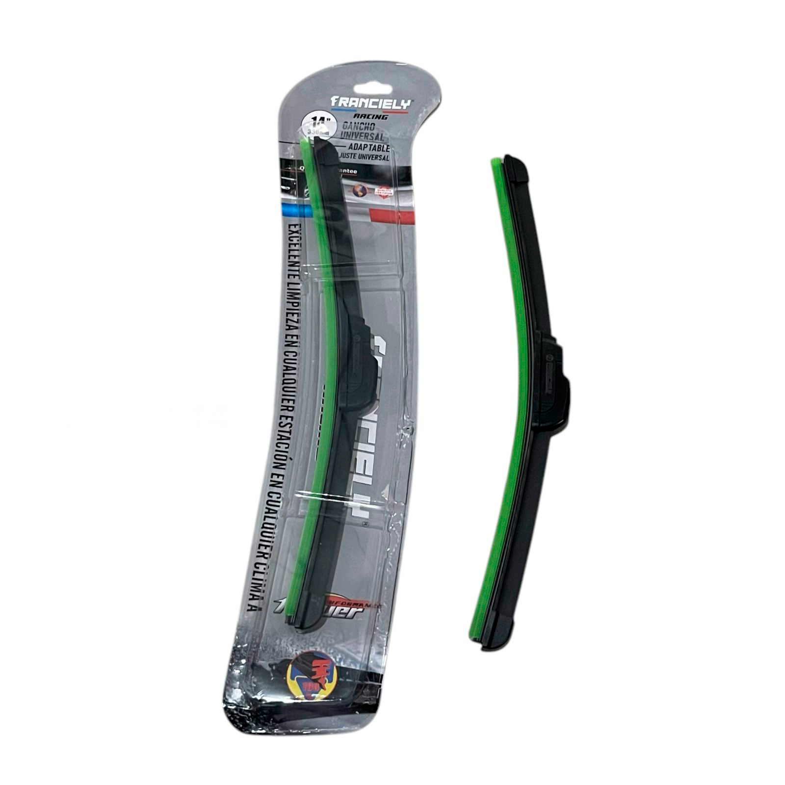 LIMPIA PARABRISA FRANCIELY FLEXIBLE 905S2 14" PAR  (X50)